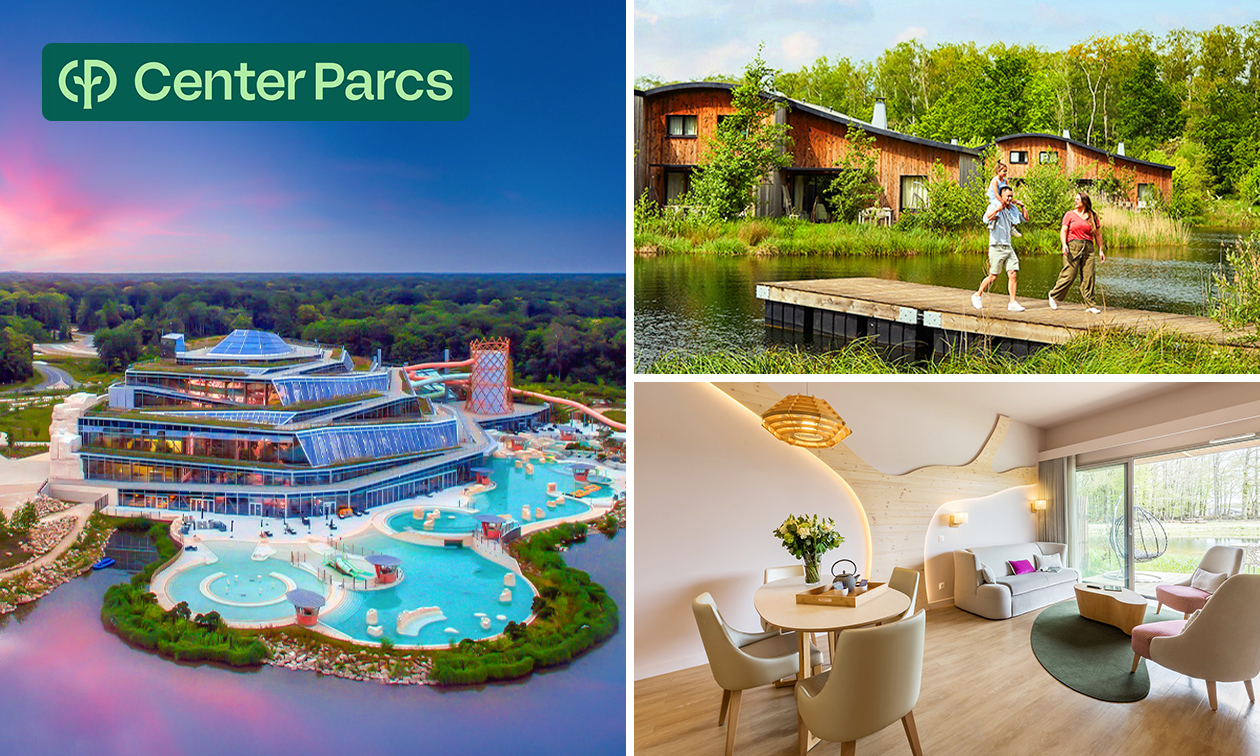 3, 4 ou 7 nuits pour 4 à 6 personnes à Center Parcs