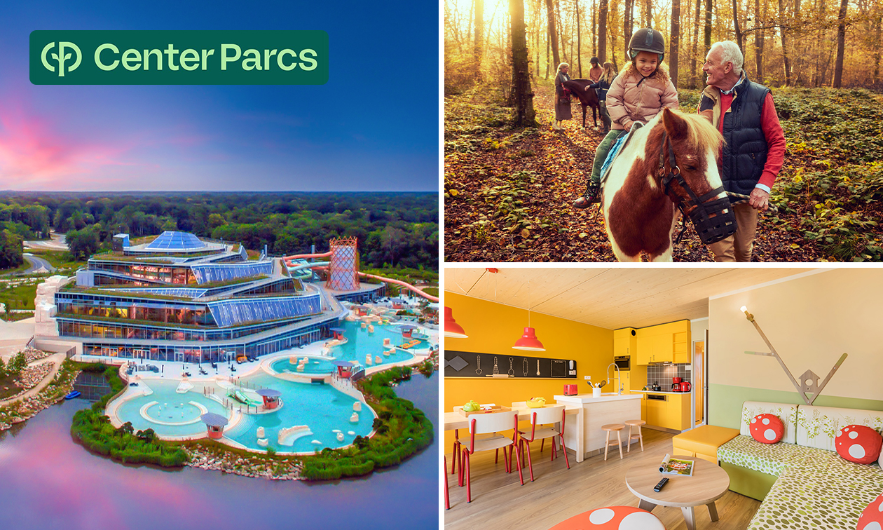 2, 3 ou 4 nuits pour 4 à 6 personnes à Center Parcs