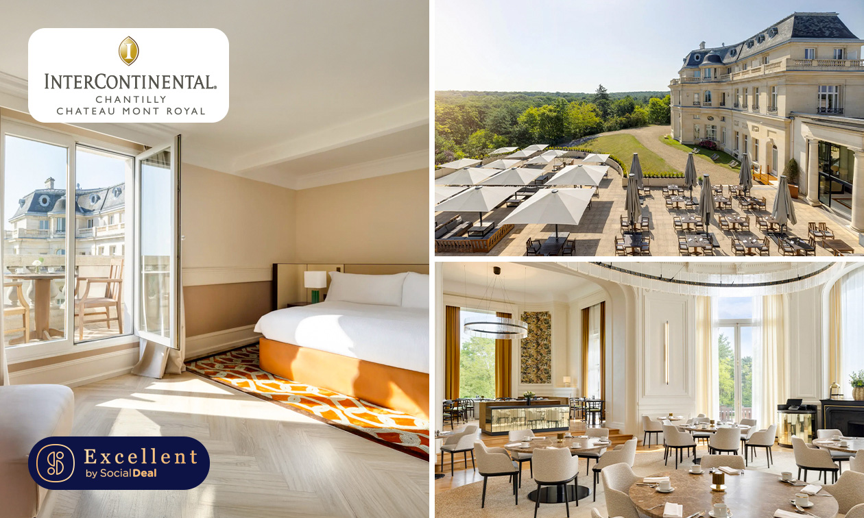 Nuit pour 2 + petit-déjeuner + accès illimité au spa au cœur de la forêt de Chantilly