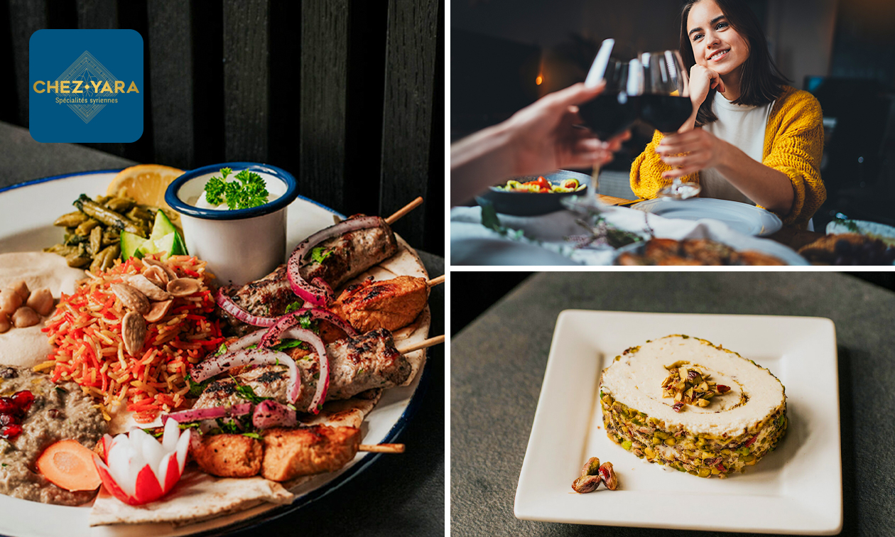 Menu découverte syrien à partager à Liège