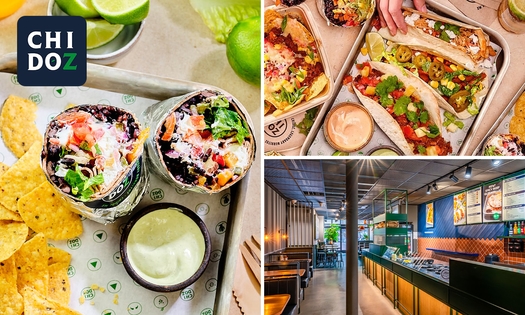 Burrito + drankje bij Chidóz in Haarlem