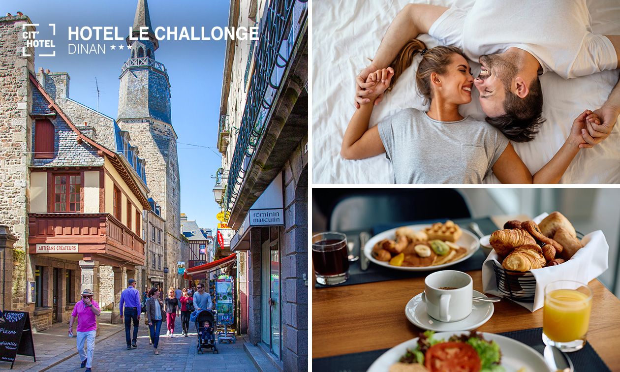 Nuit(s) pour 2 + petit-déjeuner + bouteille de cidre + check-in anticipé et plus à Dinan