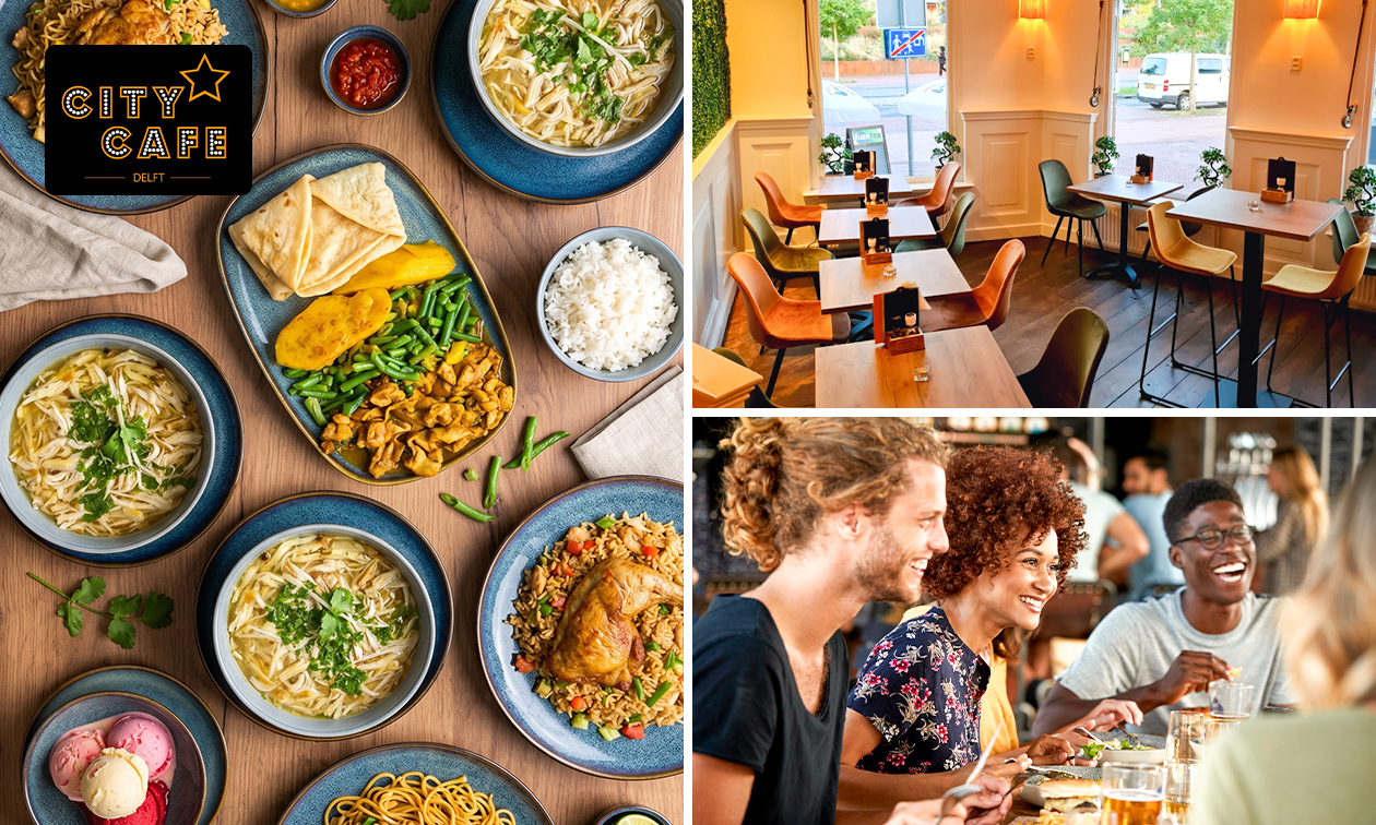 Surinaams 3-gangen keuzediner bij City Café & Bites