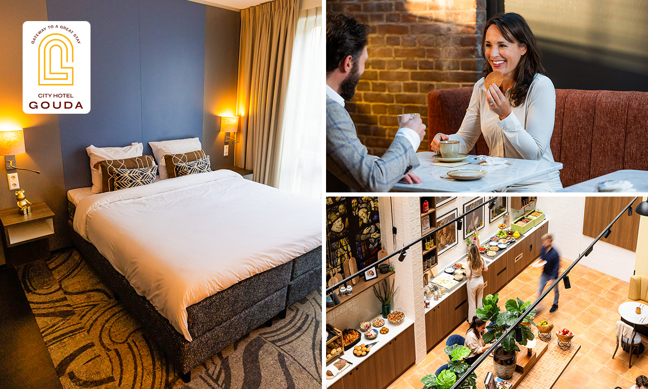 Nuit(s) pour 2 + petit-déjeuner + check-out tardif au cœur de Gouda