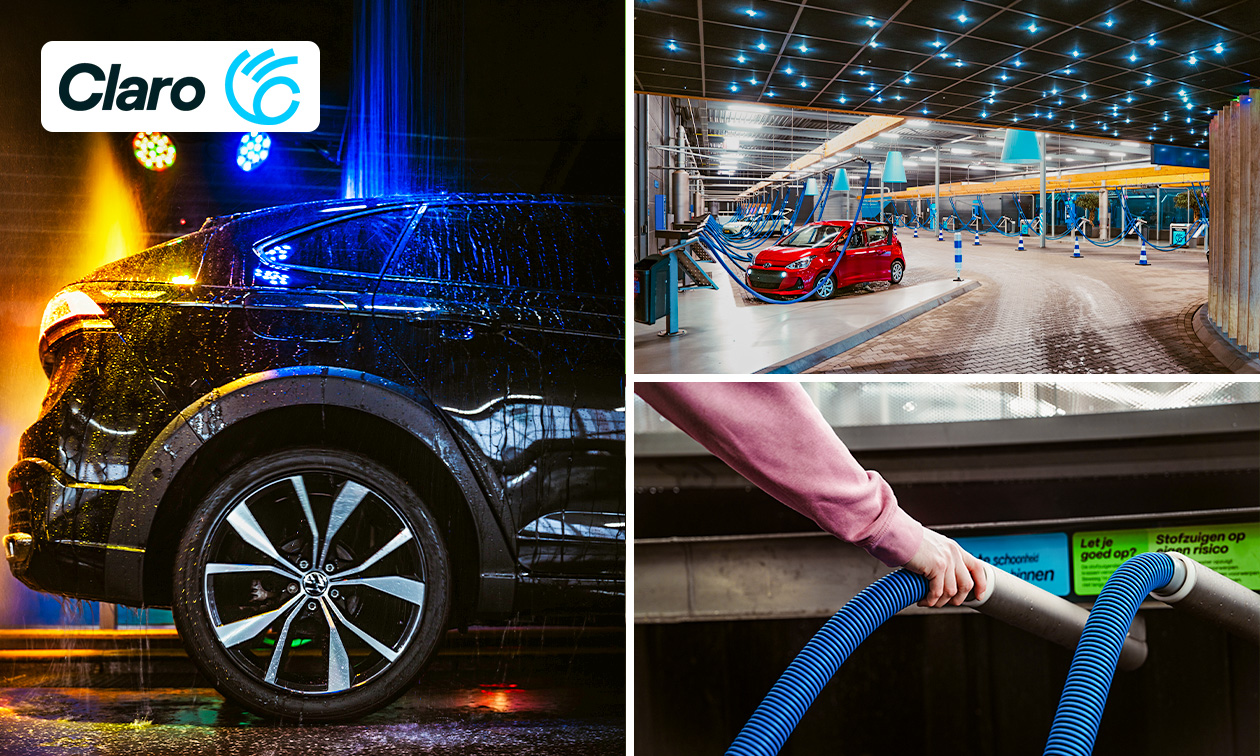 Autowasprogramma + PantserPlus bij Claro Carwash