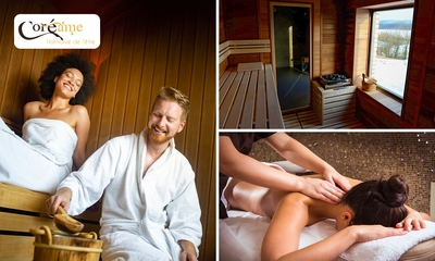 Entrée au wellness (3h) pour 2 + évlt. massage et plus ou soin relaxant au choix près de Verviers