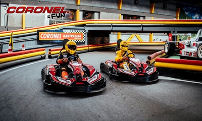 1 of 2 heat(s) karten bij Coronel Kartracing