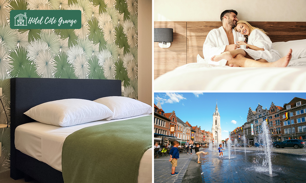 Nuit pour 2 + petit-déjeuner à Tournai