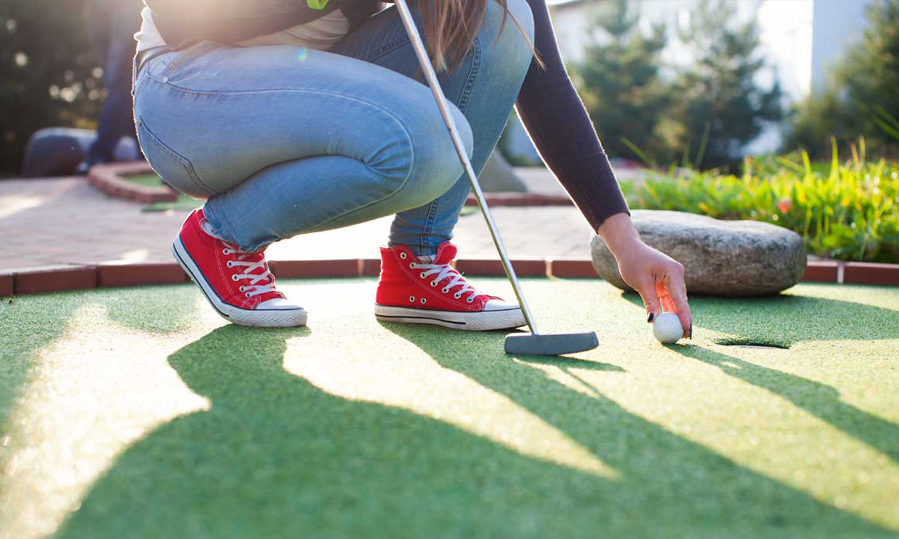Minigolfen voor 2 personen + evt. snacks