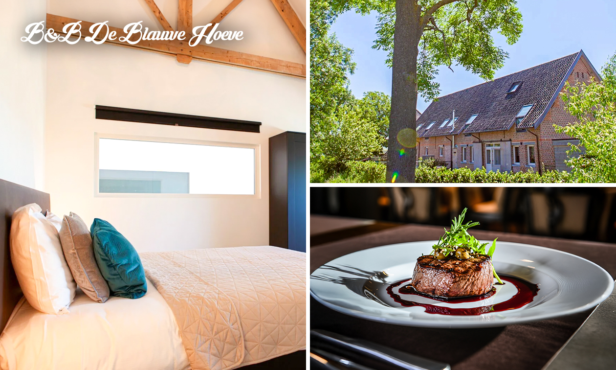 Nuit(s) pour 2 + petit-déjeuner + dîner en 3 services + verre de bienvenue à Zwijndrecht