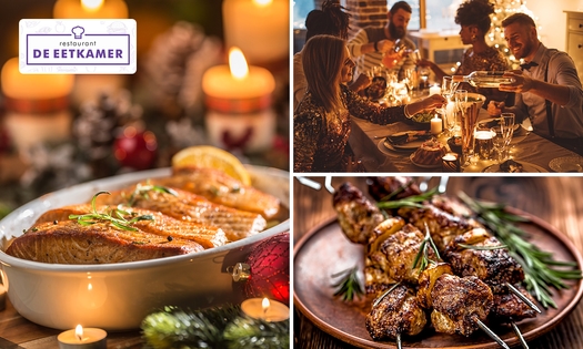 4-gangen kerstbuffet voor afhaal bij de Eetkamer