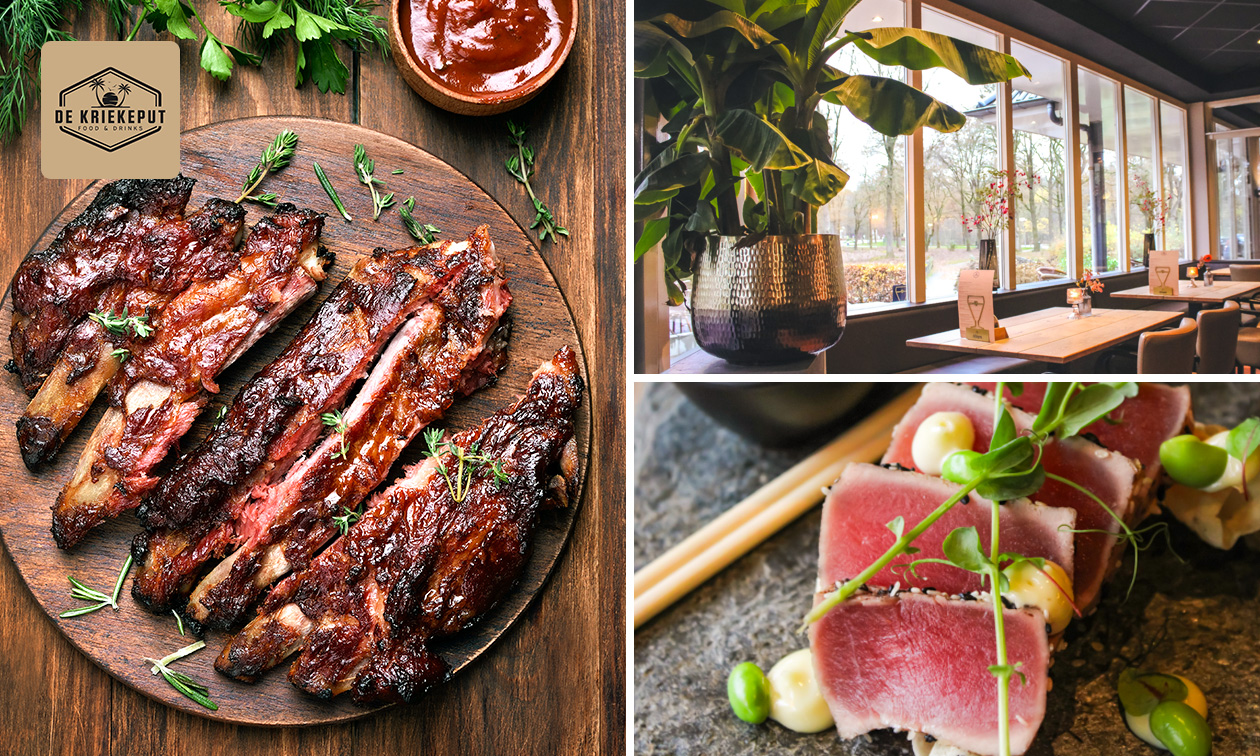 3-gangen shared dining-diner bij De Kriekeput