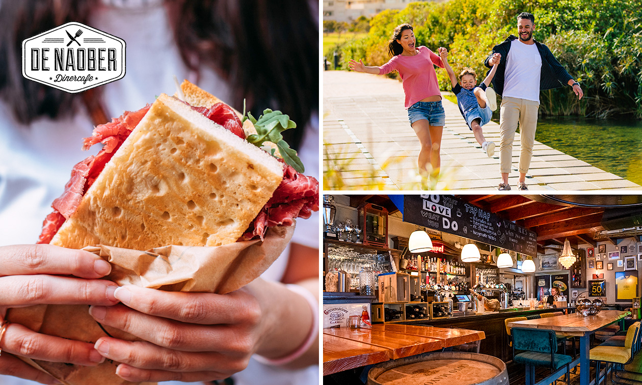 Wandelarrangement incl. warme drank + gebak + 2-gangenlunch bij De Naober