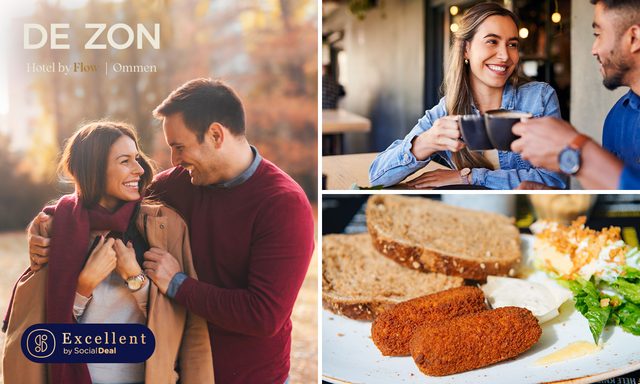 Wandel- of fietsarrangement incl. koffie/thee + gebak + 2-gangenlunch