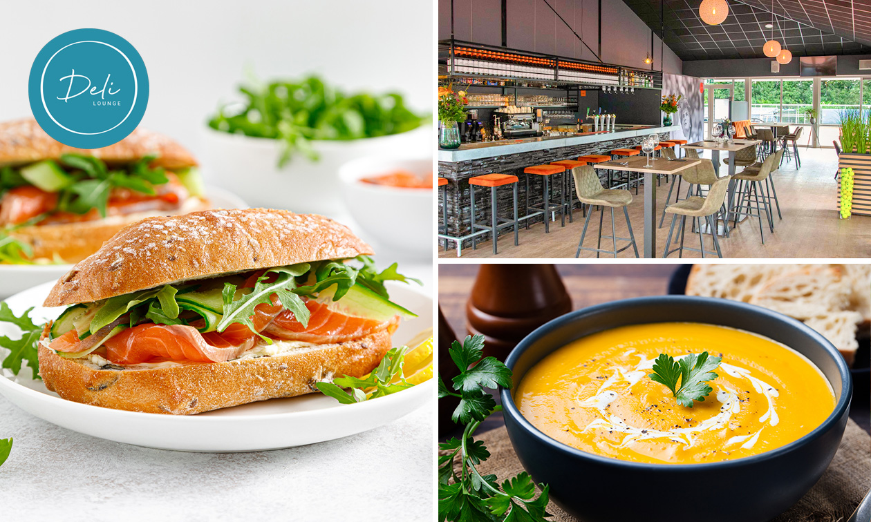 Complete lunch + gebak bij Deli Lounge