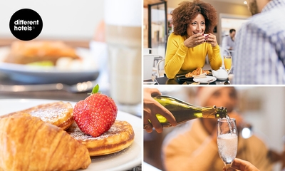 Petit-déjeuner de luxe + verre de cava au Different Hotels - Eburon Tongeren