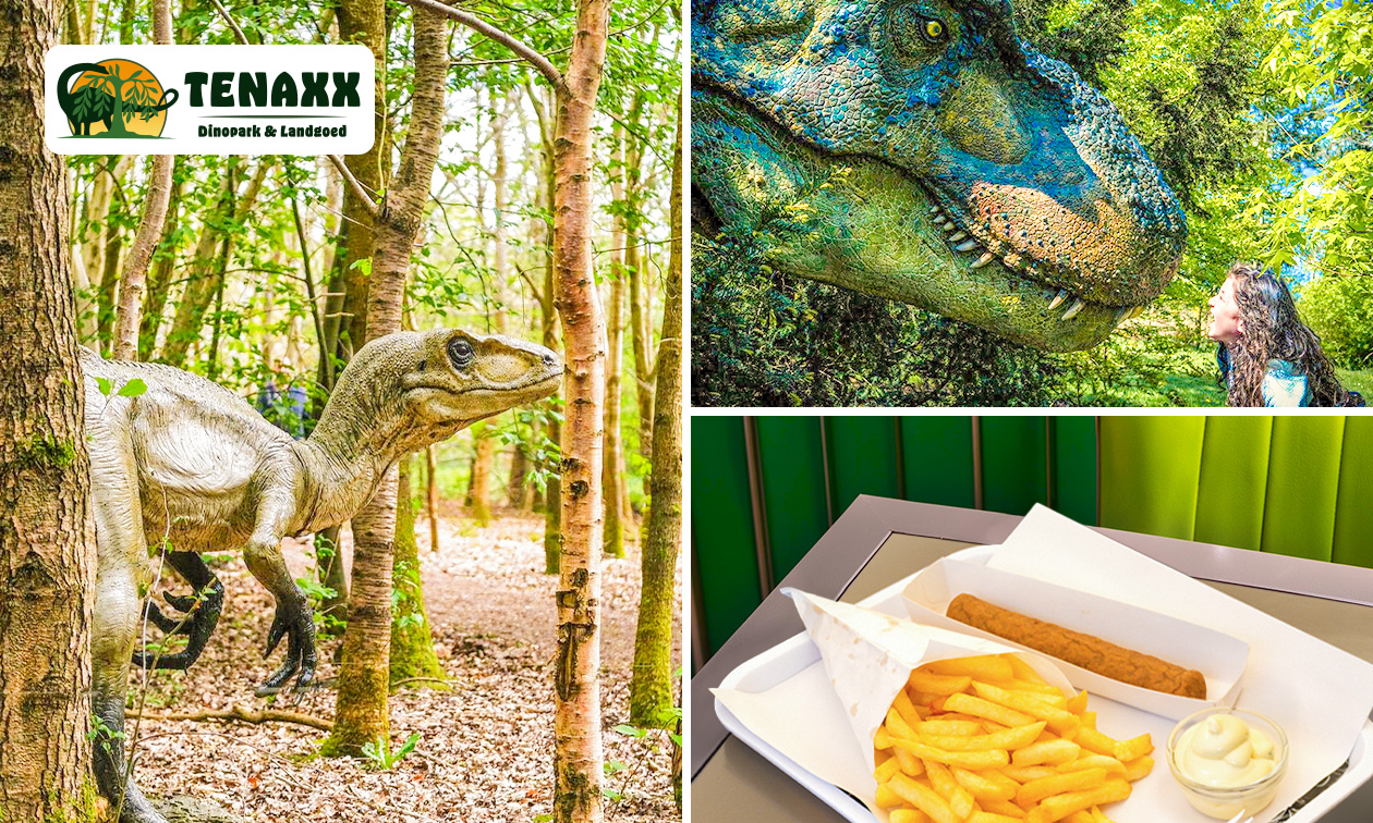 Entreeticket, evt. + snackmenu bij Dinopark & Landgoed Tenaxx