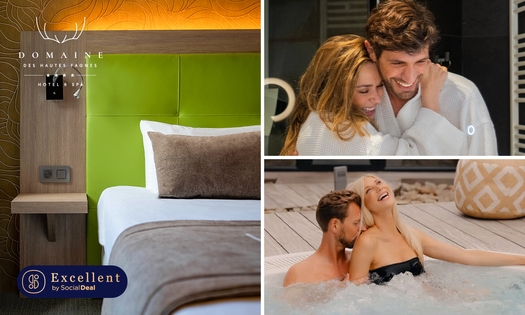 Nuit pour 2 + accès au centre wellness (3h) au coeur des Ardennes