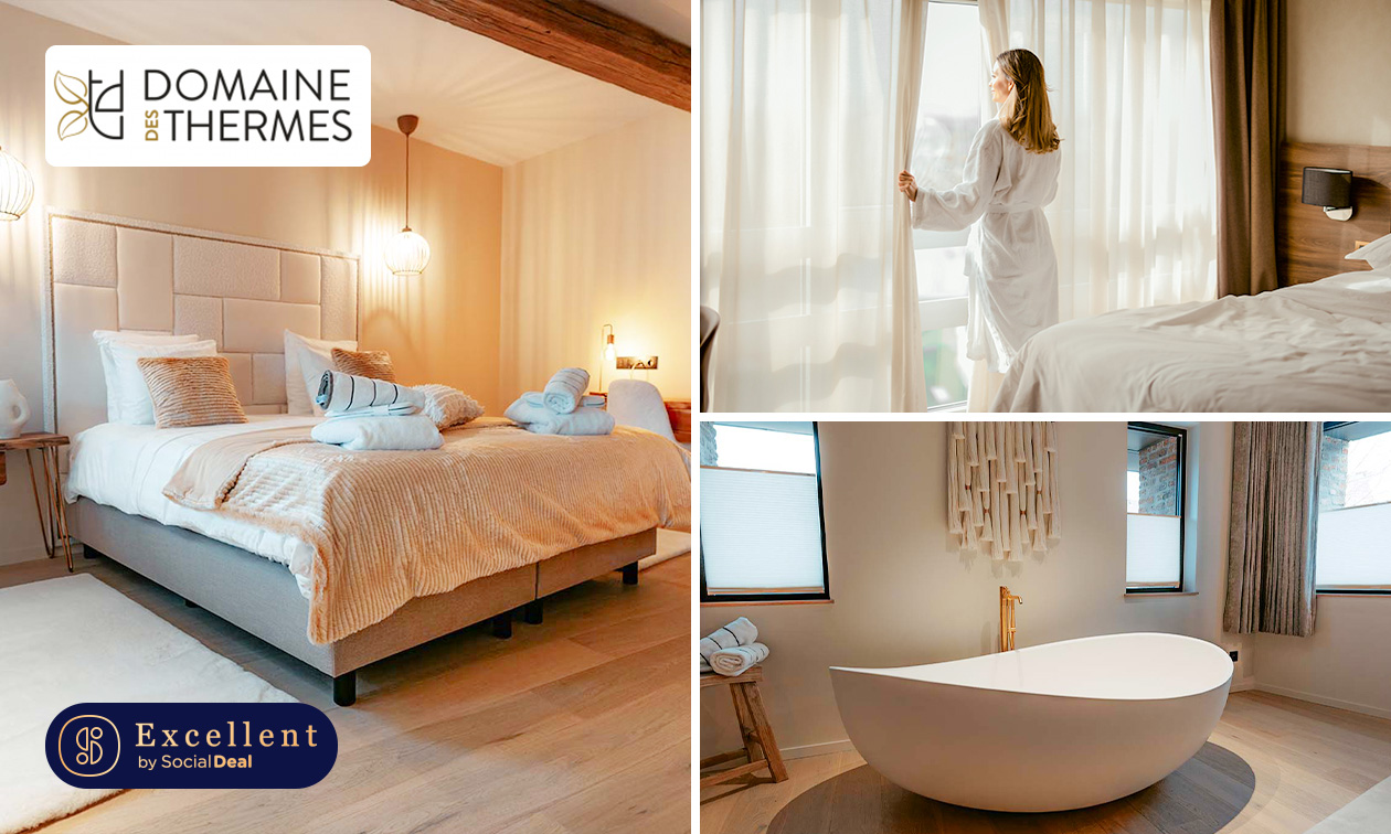 Nuit pour 2 + petit-déjeuner + accès wellness + check-in anticipé au Domaine des Thermes