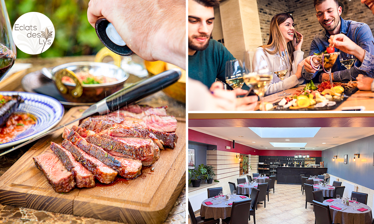Menu en 2 ou 3 services à la carte chez Éclats des Lys