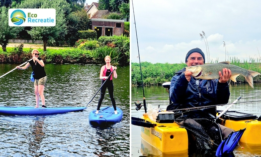 Suppen (2 of 4 uur) of vissen in een bellyboat (4 of 7 uur) + evt. hapjes + drankje