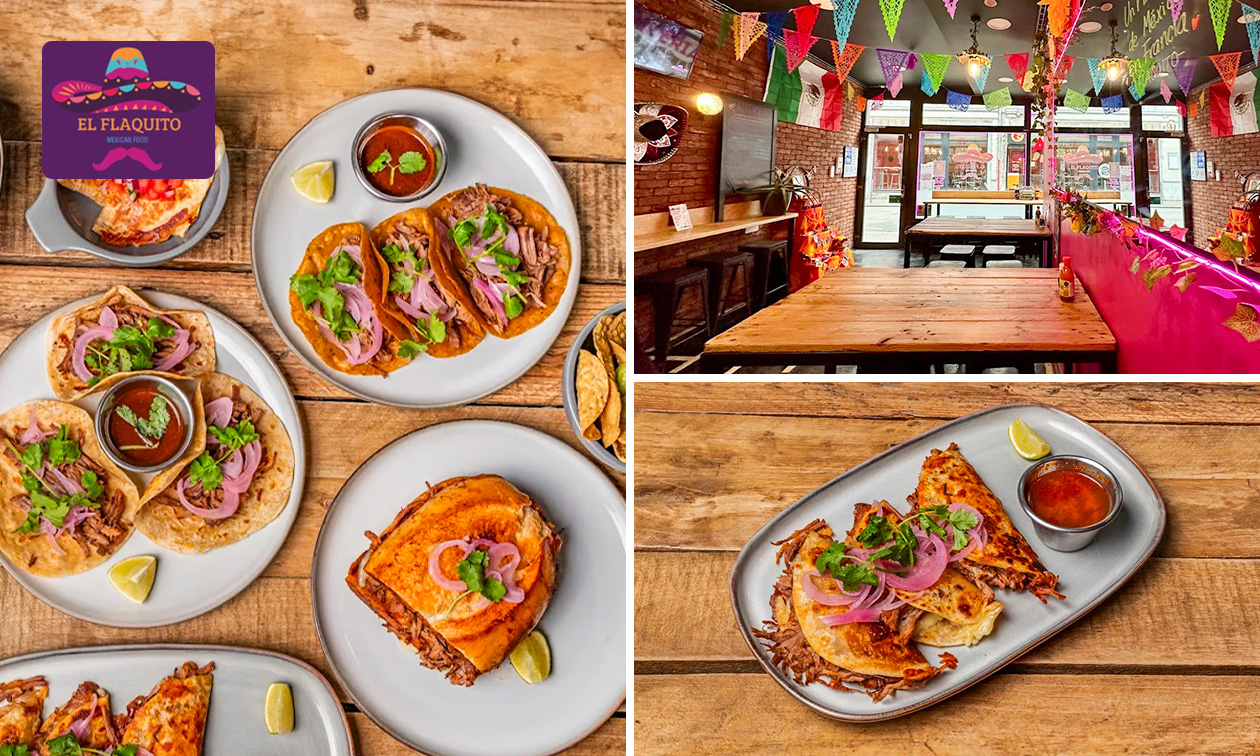 Menu classique mexicain avec boisson incluse sur place ou à emporter en plein coeur de Lille