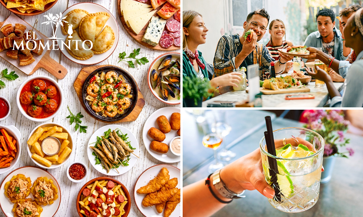 All-You-Can-Eat tapas + nagerecht (2 uur) + evt. cocktail bij El Momento