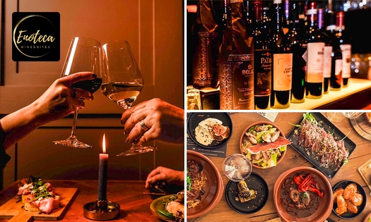 Wijnproeverij van 6 wijnen met bijpassende bites bij Enoteca