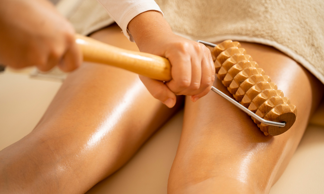 Séance de madérothérapie facial (35 min) ou ventre + jambes (80 min) proche de Lille