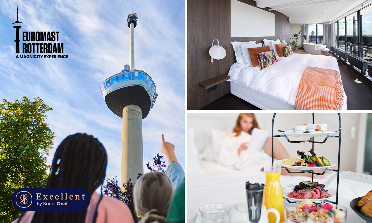 Nuit pour 2 + petit-déjeuner + cava à l'Euromast