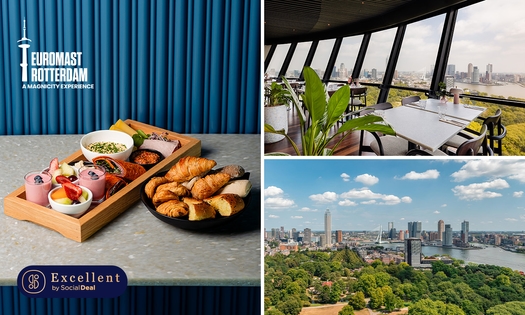 Ontbijt + koffie, thee en jus d'orange + entree bij Euromast