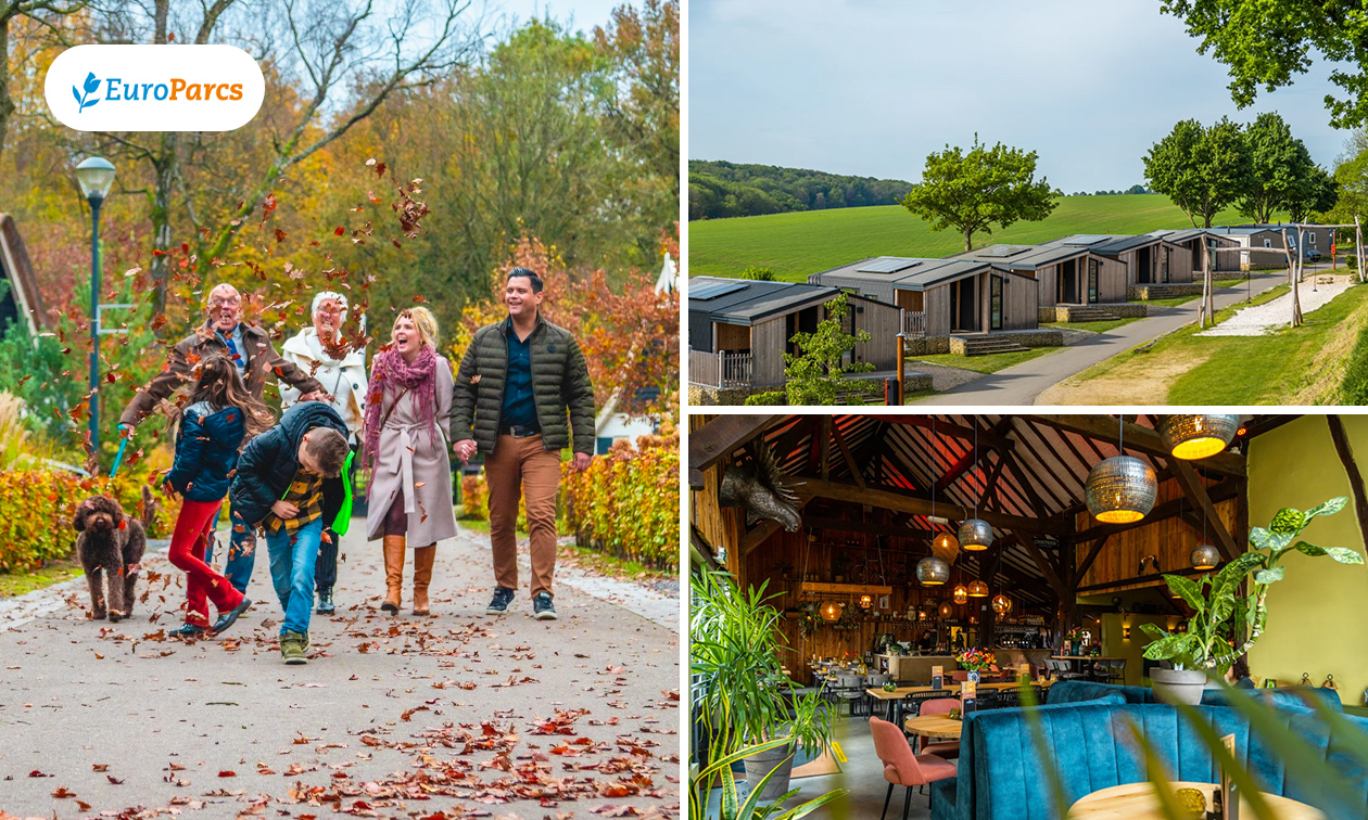 Séjour en demi-semaine ou en week-end à EuroParcs (4 pers.)