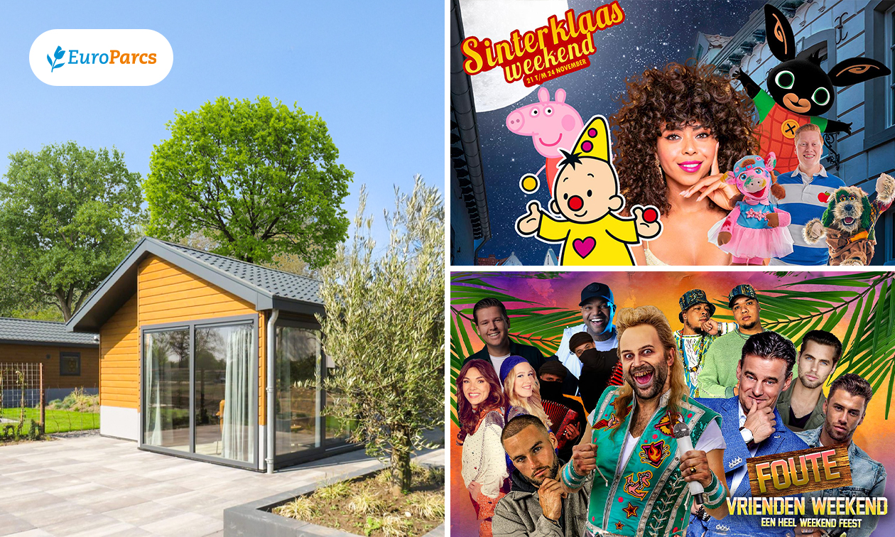 Week-end ou demi-semaine (4 ou 6 pers.) à EuroParcs