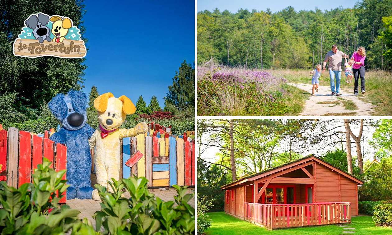 Demi-semaine ou week-end pour 6 personnes au Familie Resort de Tovertuin