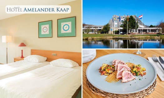 Nuit(s) pour 2 + petit-déjeuner + dîner en 2 services à la carte à Ameland