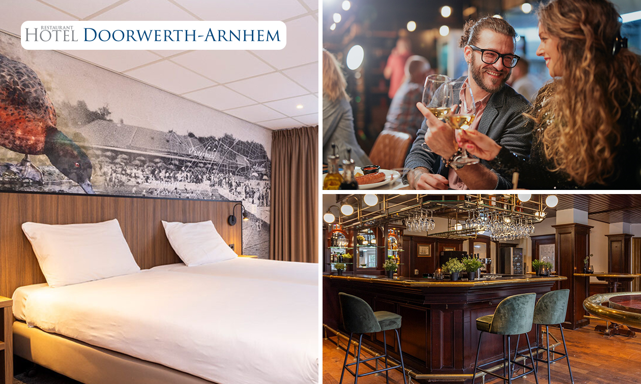 Nuit(s) pour 2 + petit-déjeuner + plat à la carte à Doorwerth