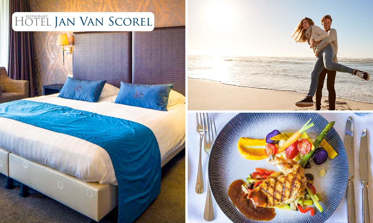 Nuit(s) pour 2 + petit-déjeuner + plat principal près des dunes de Schoorl