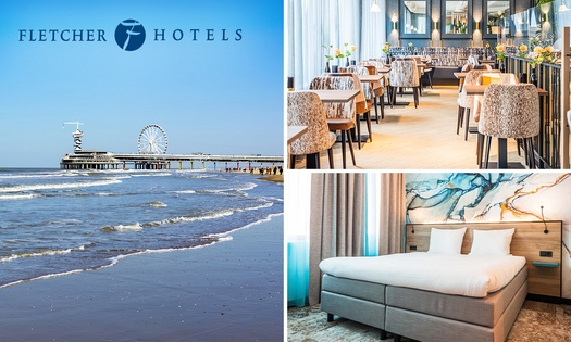 Nuit(s) pour 2 + petit-déjeuner + dîner-dégustation à partager au Fletcher Scheveningen