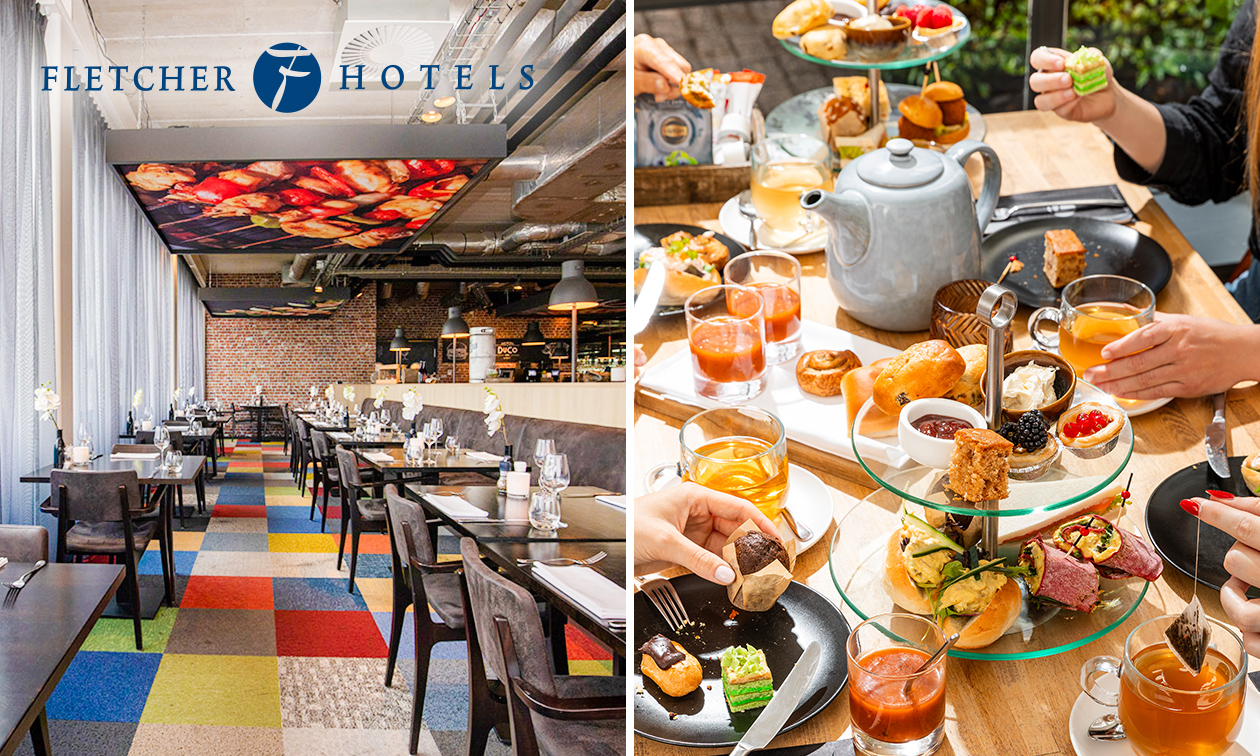 Brunch mit Etagere, Wein,- Bier- oder Schaumwein-Verkostung für 2 bei Fletcher Hotels