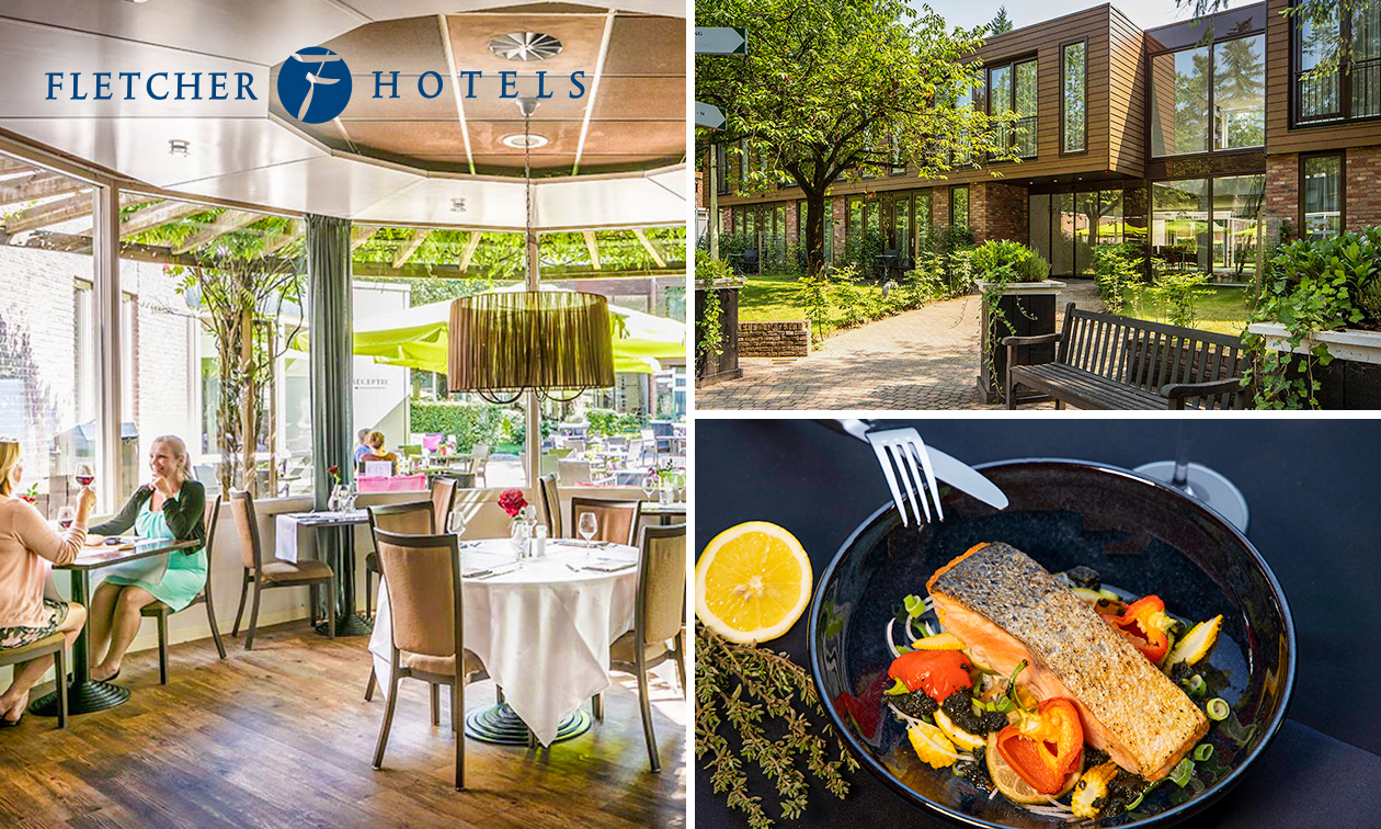 3-gangen Fletcher's Keuzemenu bij Fletcher Hotels