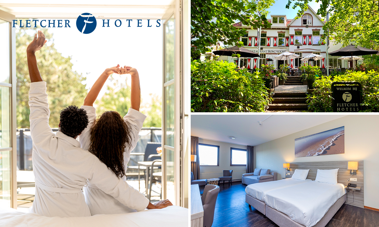 Nuit pour 2 + évtl. petit-déjeuner et dîner en 3 services au Fletcher Hotels