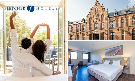 Nuit pour 2 + évtl. petit-déjeuner et dîner en 3 services au Fletcher Hotels