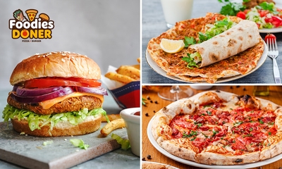 Burger-, Döner- oder Pizza-Menü inklusive Beilage und Softdrink