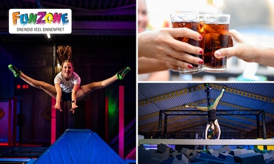 Avondjumpen (2 uur) of Glow Minigolf + drankje(s) + chips, stroopwafel of borrelgarnituur