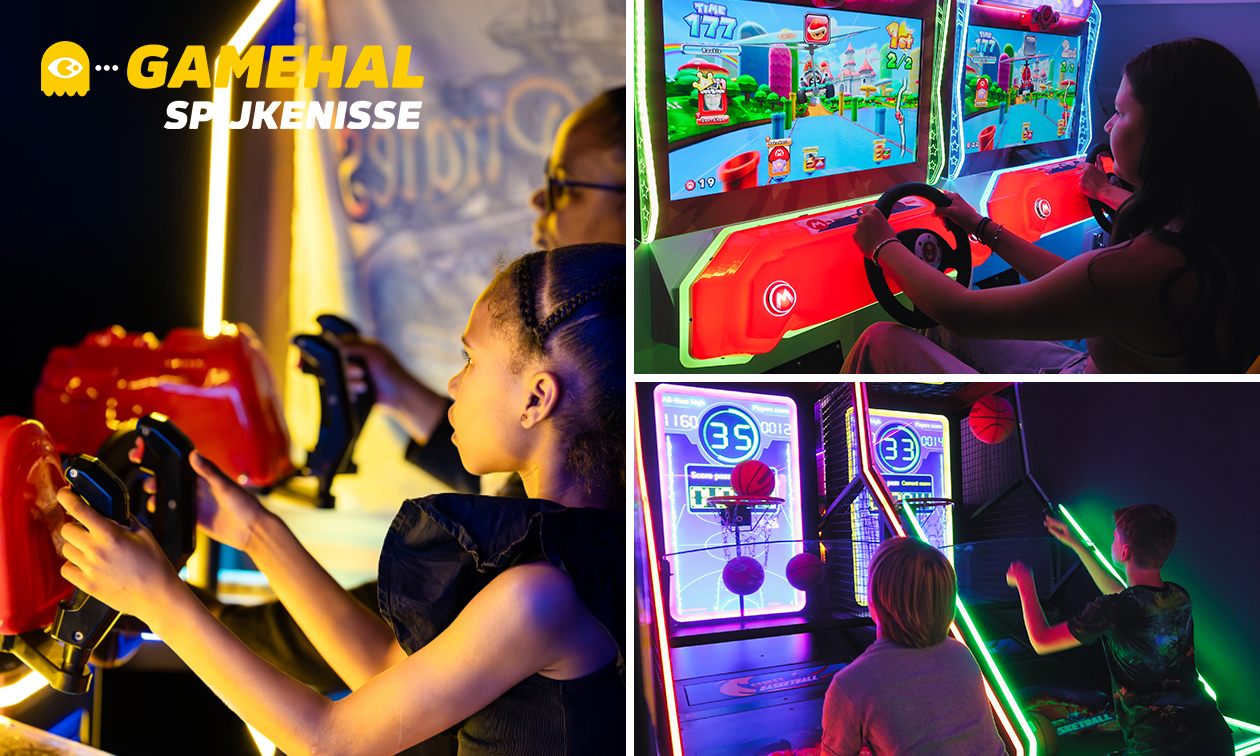 1 of 1,5 uur onbeperkt games spelen, evt. + drankje of (kinder)feestje