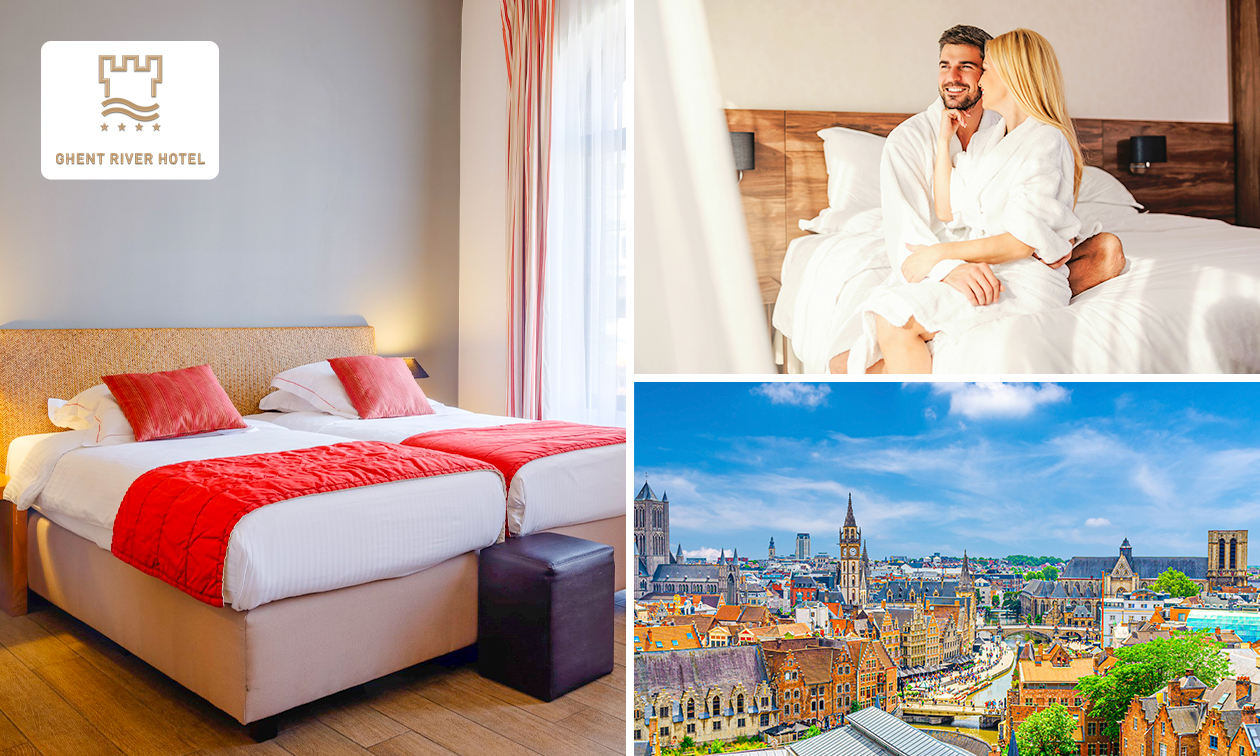 Nuit(s) pour 2 + petit-déjeuner + check-out tardif + verre de bienvenue au cœur de Gand