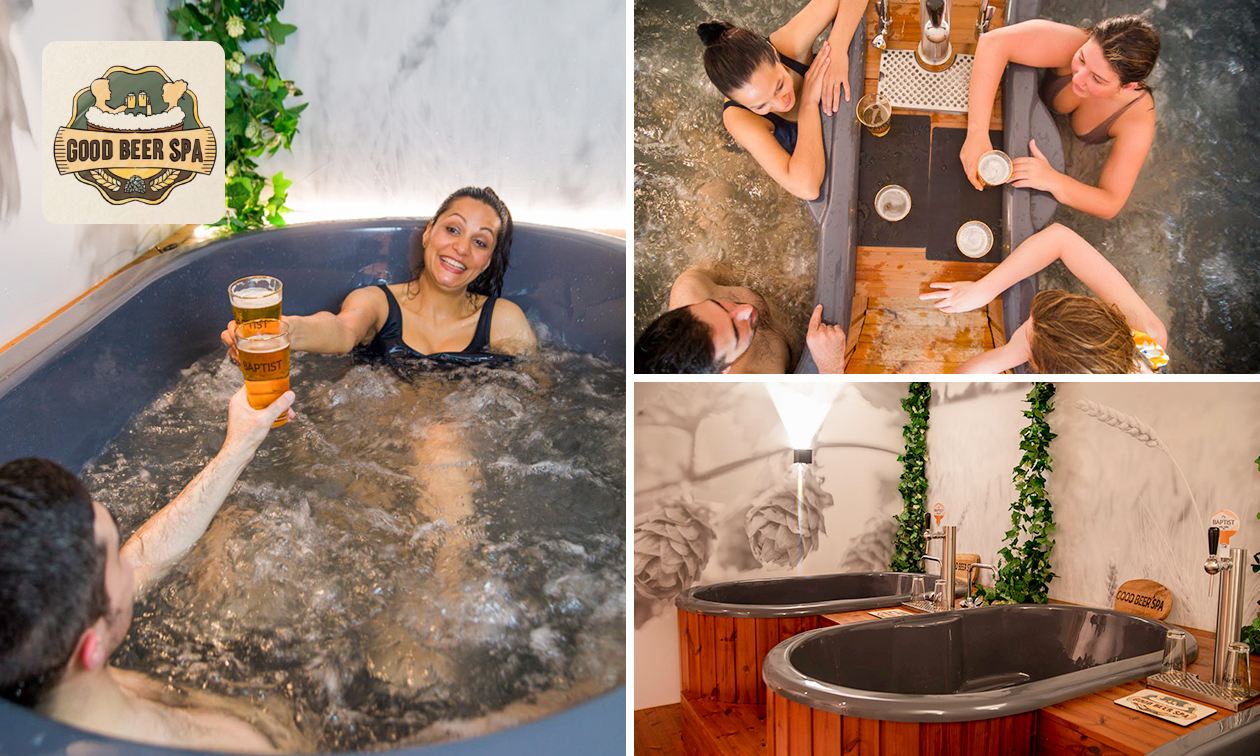 Entree privé-bierspa (1 uur) + verzorgingspakket