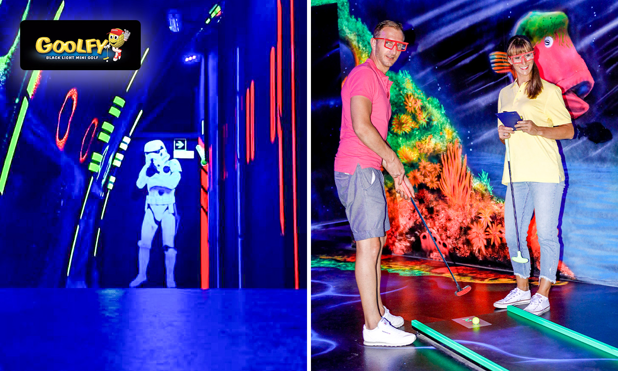 Mini-golf + évtl. laser game ou pack trio sport à Mons