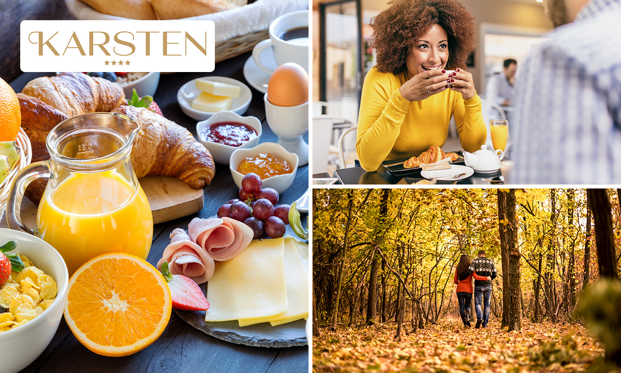 Uitgebreid ontbijtbuffet + wandelroute