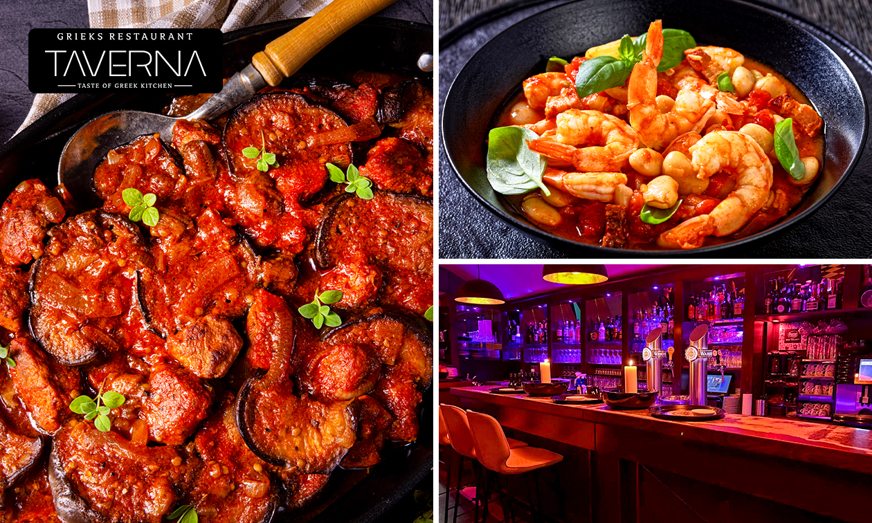 Grieks 3-gangen keuzediner aan de gracht in Utrecht